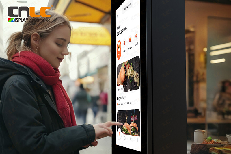 Enhancing Outdoor Dining Experience with Outdoor Digital Kiosks