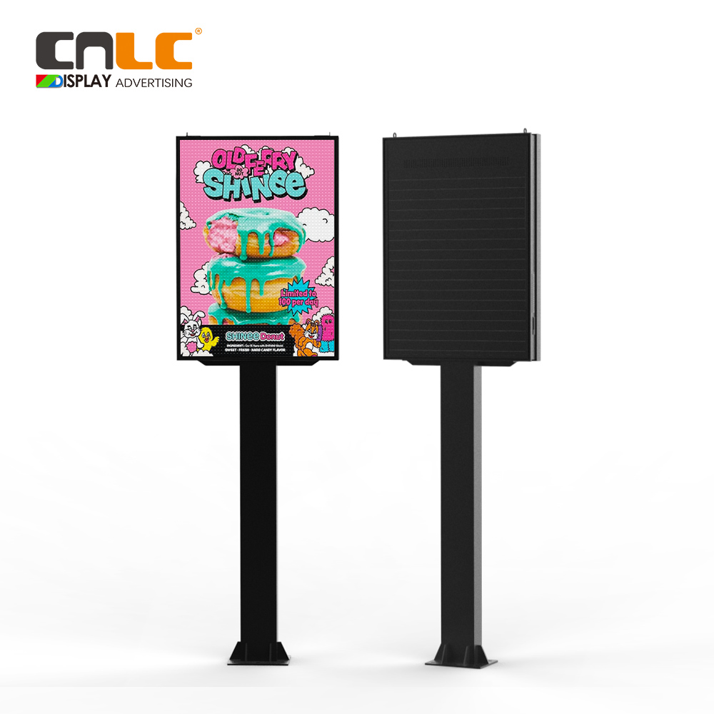 LED Advertising Display with Standing-pole LED Billboard Aluminum