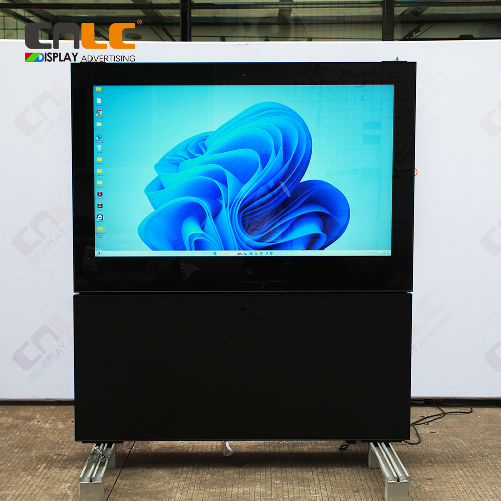 Smart city LCD Kiosk Outdoor Digital Signage with AC cooling