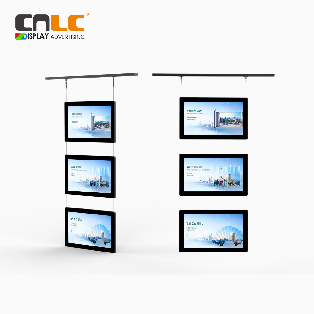 1500 nits LCD Display Wall mount  high brightness hanging art screen menu board digital signage