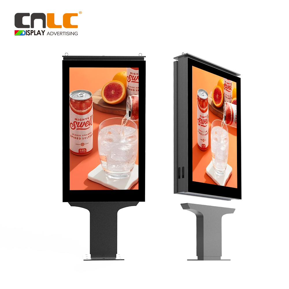 IP65 LCD Commercial Display Electronic Advertising Screen High Temperature Resistance