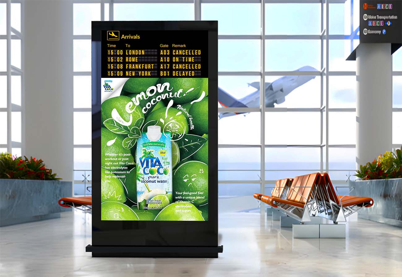 Indoor LCD Digital Signage