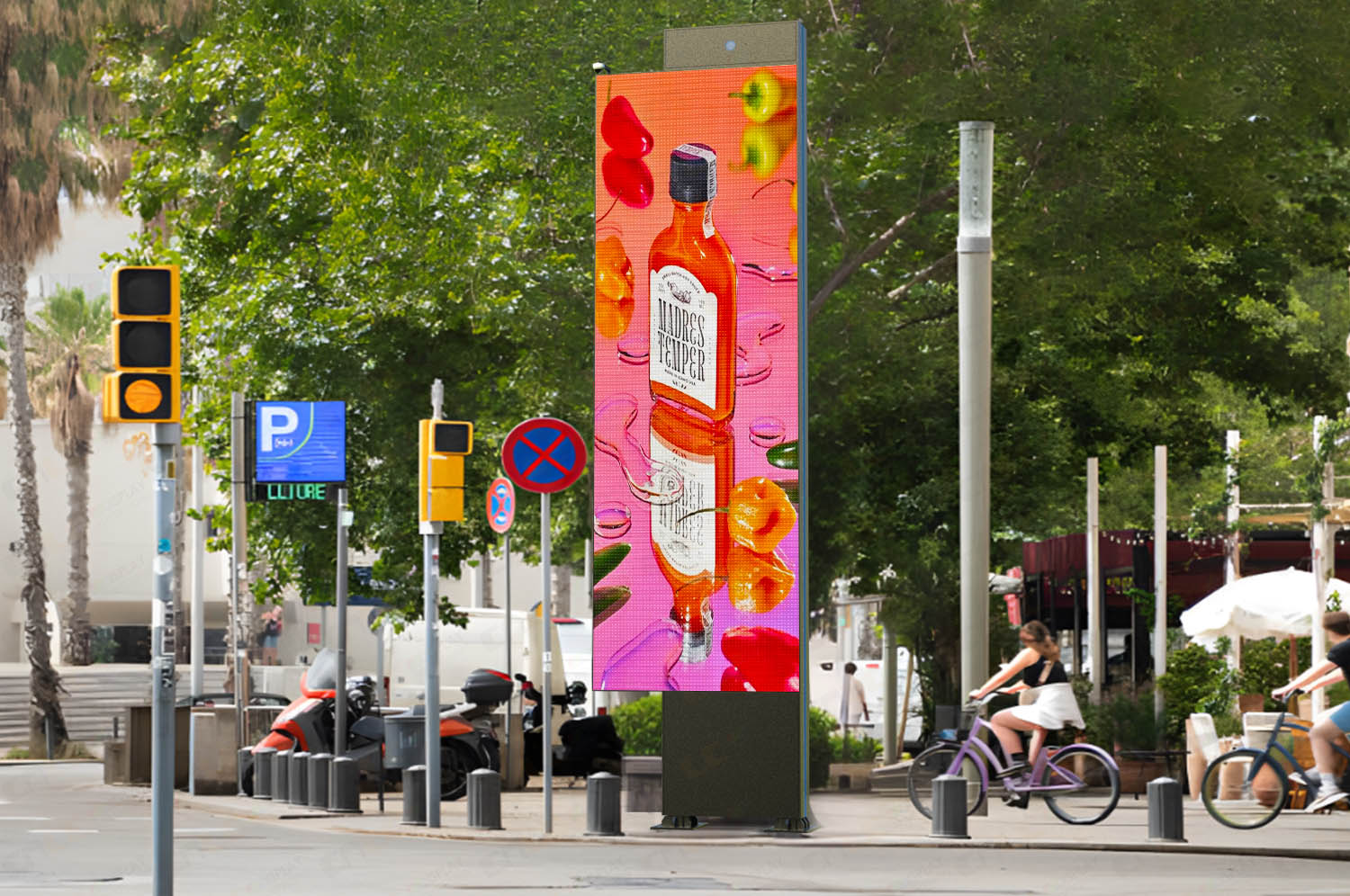 Smart City P5 LED Billboard