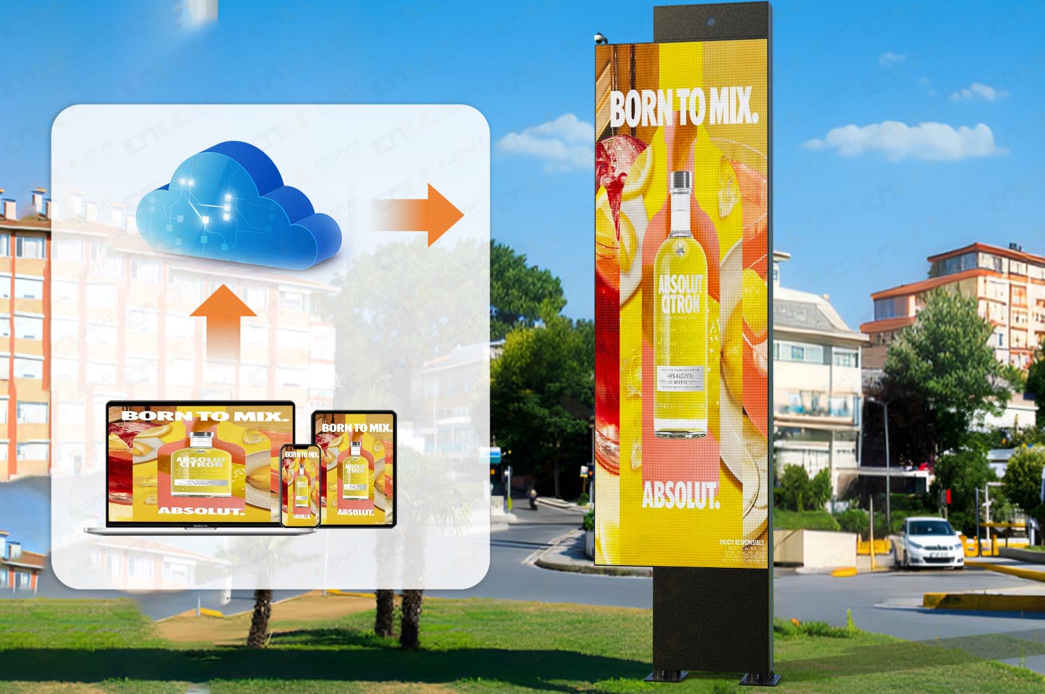 Smart City LED Billboard