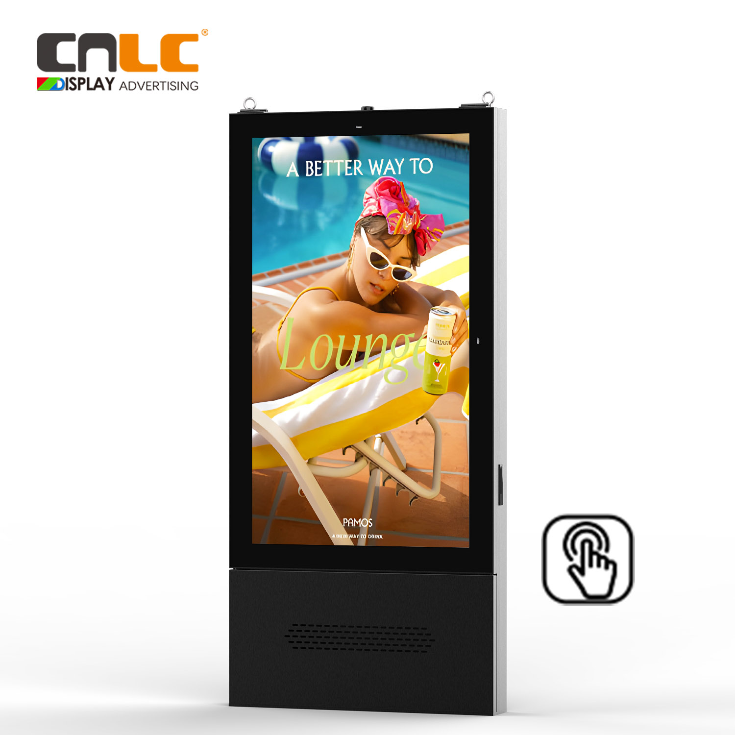 Smart City  Waterproof Touchscreen Interactive LCD Kiosk Display